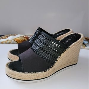 NWT TOMS wedge heel sandals